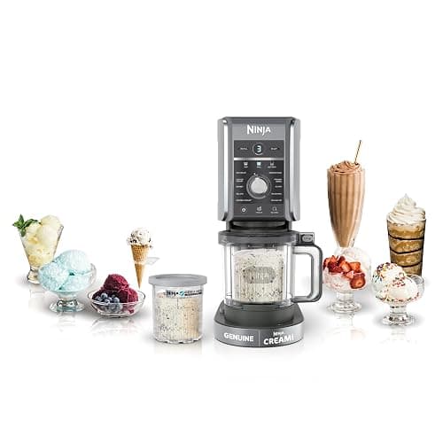 Ninja CREAMi XL Deluxe 11-in-1 Ice Cream & Frozen Treat Maker, NC501 | Ninja® CREAMi® XL Deluxe turns almost anything into ice cream, sorbet & gelato, with 24 oz. XL Tubs for the whole family. - Image 1