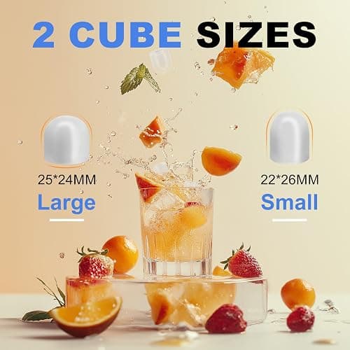 NEWBULIG Ice Makers Countertop with Handle, Portable Ice Machine, 9 Bullet Cubes in 6 Mins, 26lbs in 24Hrs, Auto-Cleaning, with Basket and Scoop, for Home, Kitchen, RV, Camping, Black thumbnail 2