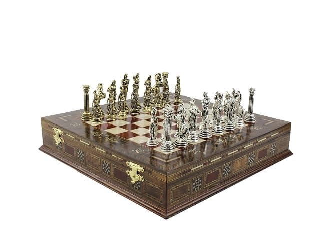 Antochia Crafts 11 Inches Custom Chess Set - Personalized Chess Set - Gift Idea for Son, Husband, Father and Anyone for Birthday, Anniversary and Any Occasion, 2 players thumbnail 2