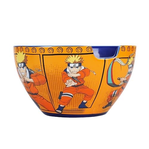 Bioworld Naruto Ceramic Ramen Bowl and Plastic Chopsticks Set thumbnail 6