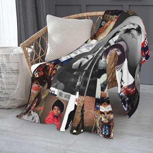 Soft Flannel Throw Blanket 50'' x 60'' for Couch Bed Sofa, Lightweight and Cozy, Thoughtful Gift thumbnail 2