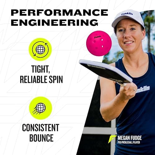 Franklin Sports X-40 Outdoor Pickleballs - USAP Approved thumbnail 3