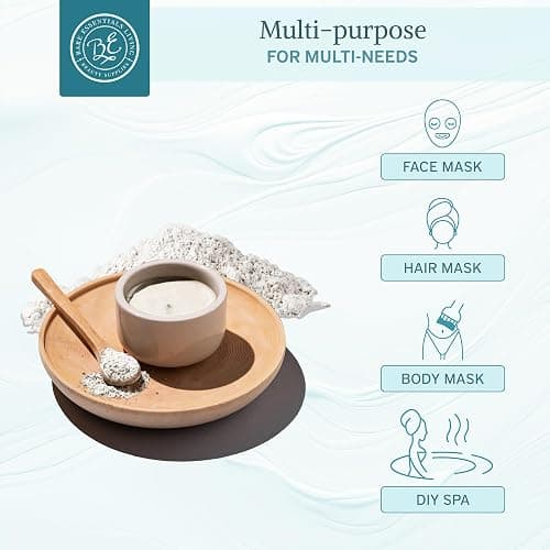 Bare Essentials Living - White Kaolin Clay Powder (2 lb) 100% Natural White Powdered Clay for Seed Bombs, White Clay Mask, DIY Spa, Soap, Bath Bomb, Deodorant, Can be Used as Kaolin Clay for Gardening thumbnail 2