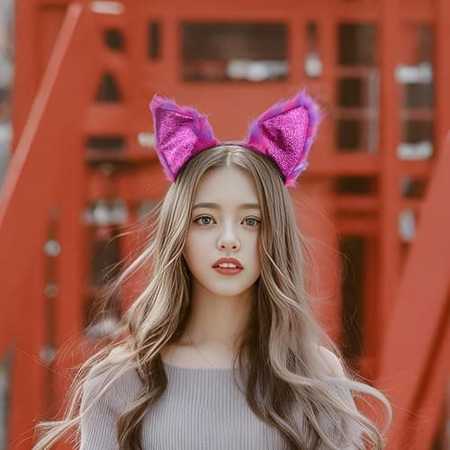 Pistha Faux Fur Cat Wolf Fox Costume Accessories Ear Headband Gloves Wolf Fox Tail Set for Adults Halloween Xmas Cosplay Costume Accessory thumbnail 5