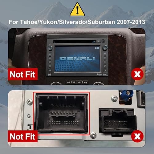 2+64G Android 14 Car Stereo for Chevrolet Silverado GMC Sierra Yukon 2007-2013 with 8 Inch IPS Touchscreen Multimedia Player Radio Built-in Wireless Carplay/Android Auto/GPS/Bluetooth 5.4/WIFI6/SWC thumbnail 2