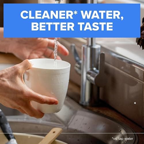 Brita Tap Water Purifier Filter System, Filter Change Reminder, Fits Standard Faucets Only, Complete, White | No-Wait Filtration, Easy Install, Multi-Use Tap Water Filter for Kitchens, Bathrooms & Small Spaces thumbnail 4