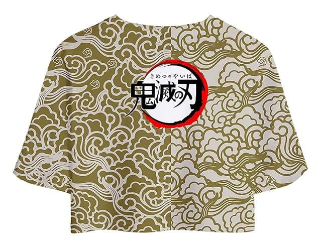 WANHONGYUE Anime Crop Top T Shirt and Shorts Set Women's 2 Piece Short Sleeve Outfits Girls Active Tracksuit thumbnail 3
