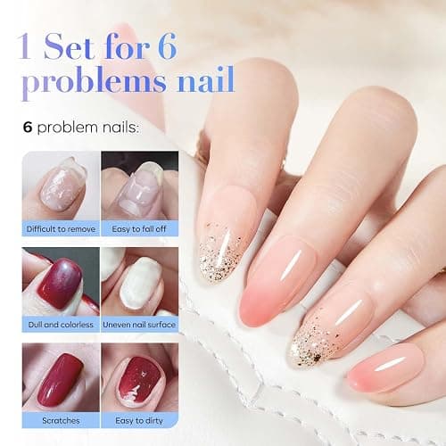 AZUREBEAUTY 18ml Gel Base and Top Coat Set – No Wipe High Gloss Soak Off UV/LED Nail Polish, Long-Lasting Clear Gel for Smooth Shiny Manicure thumbnail 7