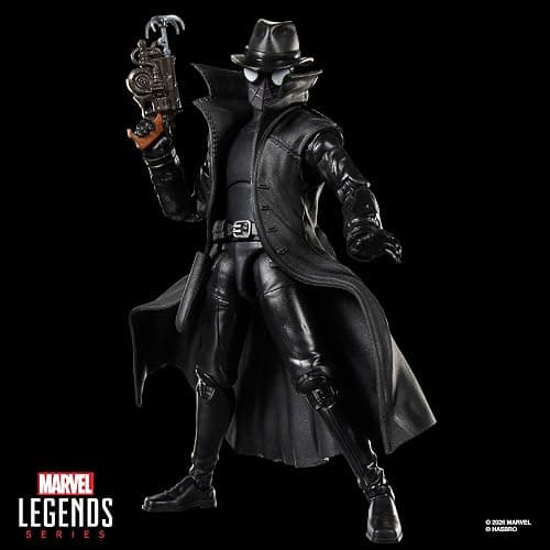 Marvel Legends Series Spider-Man Noir, Retro Cardback Spider-Man Comics Collectible 6-Inch Scale Action Figure thumbnail 4