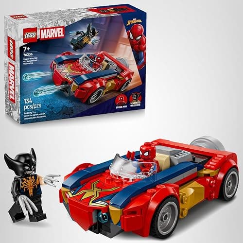 LEGO Marvel Spider-Man Car vs. Venomized Wolverine Building Toy for Boys & Girls - Super Hero & Villain Playset W/2 Marvel Minifigures - Gift Idea for Birthdays - Ages 7+ - 76336 thumbnail 7