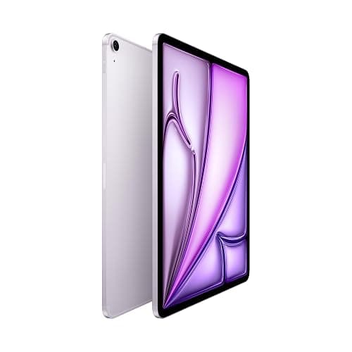 Apple iPad Air 13-inch with M3 chip Built for Apple Intelligence, Liquid Retina Display, 128GB, 12MP Front/Back Camera, Wi-Fi 6E + 5G Cellular, Touch ID, All-Day Battery Life — Purple thumbnail 2