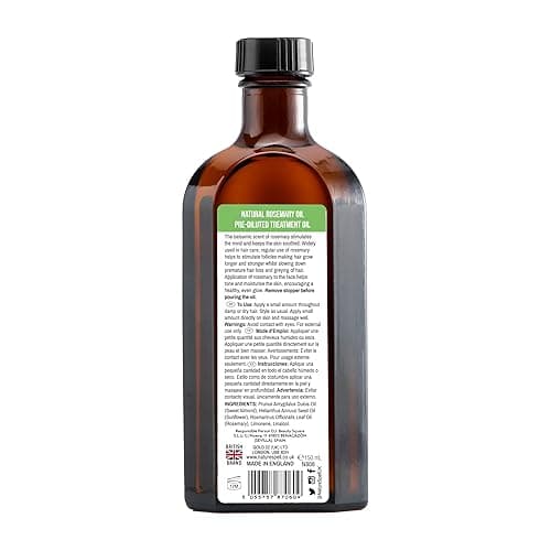 Nature Spell Rosemary Oil for Hair Growth, Pre-Diluted Oil to Strengthen and Nourish Dry, Damaged Strands, For All Hair Types, 150ml thumbnail 9