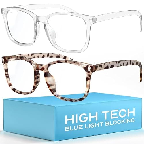 livho High Tech Blue Light Glasses - Advanced up to 99% Blue Light Blocking Computer Glasses - Screen Fatigue & UV Protection - Image 1
