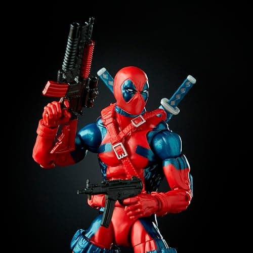 Marvel Legends Series Deadpool, Marvel Comics Uncanny X-Men X-Force Retro Collectible 6 Inch Action Figure for Adults Ages 14 and Up thumbnail 2