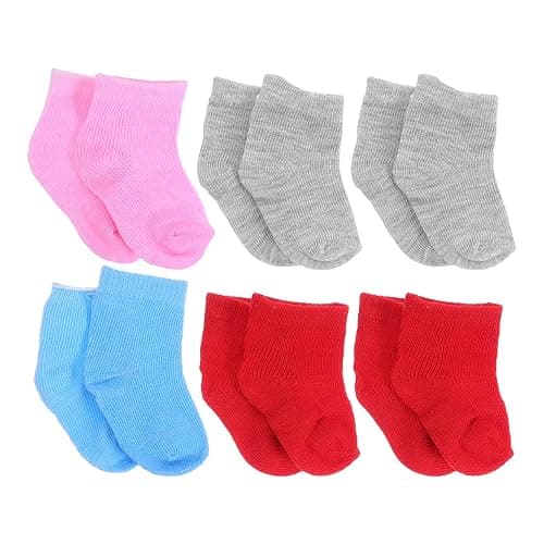 NUOBESTY 6 Pairs of Doll Socks Mini Sock Baby Clothes Action Figure Accessories for Doll - Image 1