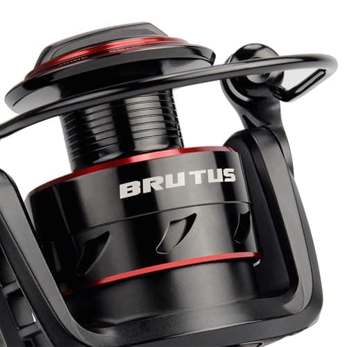 KastKing Brutus Spinning Reel, Freshwater Spinning Fishing Reels, Graphite Frame, CNC Aluminum Spool, 5.2:1 Gear Ratio, 4+1 Ball Bearings thumbnail 2