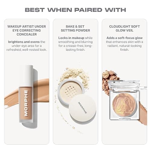 Morphe Portrait Mode 5 Piece Makeup Brush Set - Professional Makeup Brushes for Foundation, Concealer, Powder, Bronzer - Expertly Engineered Face Brush Kit for Smooth, Streak-Free Application (5 ct) thumbnail 7