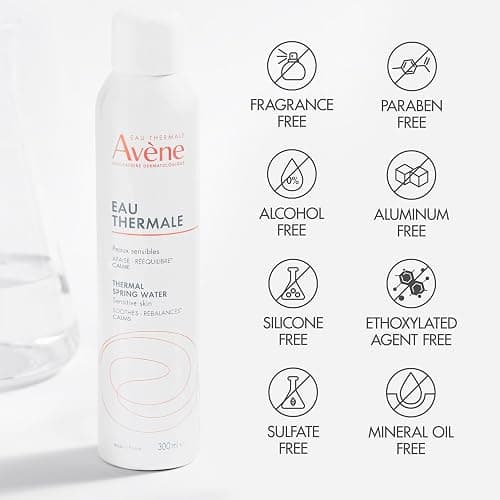 Avène Thermal Spring Water, Soothing Calming Facial Mist Spray for Sensitive Skin, Soothes, Softens + Calms Skin, Formulated with Mineral & Biological Properties thumbnail 6