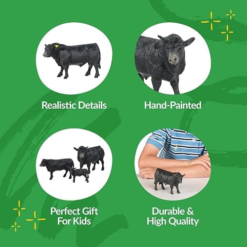 Big Country Toys Angus Bull Figurine – Hand-Painted 1:20 Scale Farm Animal Collectible thumbnail 4