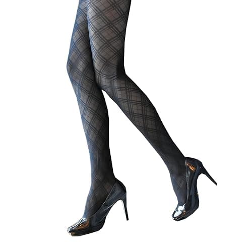Millennials In Motion Plaid Tights - Image 1