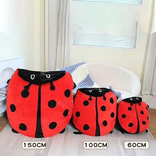 LELEBEAR Giant Wearable Ladybug Pillow, Cute Warm Wearable Ladybug Pillow (150cm/59.0in) thumbnail 5