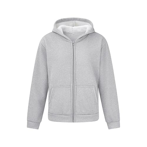 YISHATIER Y2K Fur Collar Hoodies for Women Zip Up Oversized Jacket Streetwear Crop Top Grunge Hoodies thumbnail 2