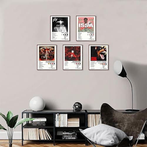 21 Savage Album Cover Signed Limited Poster Print Rapper Music Posters Canvas Wall Art Room Aesthetic Set of 5 for Teen and Girls Dorm Decor 8x10 inch Unframed thumbnail 4
