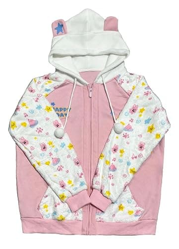 Erqiroc Tenshi Kawaii Hoodie Cutecore Clothes Cat Print Hoodies Star Graphic Hooded Jojifuku Clothes - Image 1
