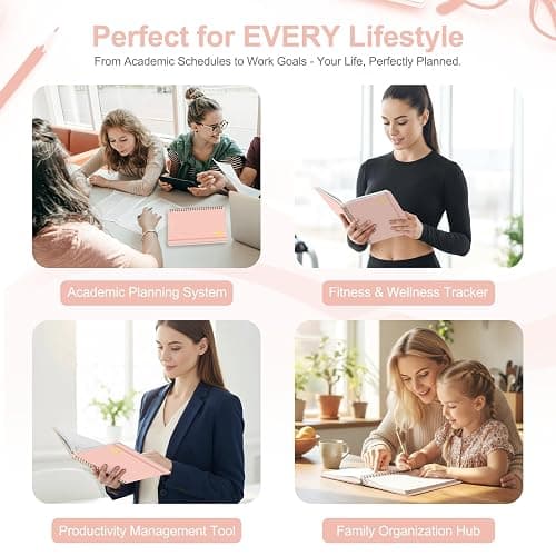 Planner 2026-2027, Weekly and Monthly Academic Planner, July 2026 - June 2027, Hardcover Calendar Agenda Book for School Year Planning, School Supplies for Teacher and Student, A5(6.3'' x 8.5'') thumbnail 8