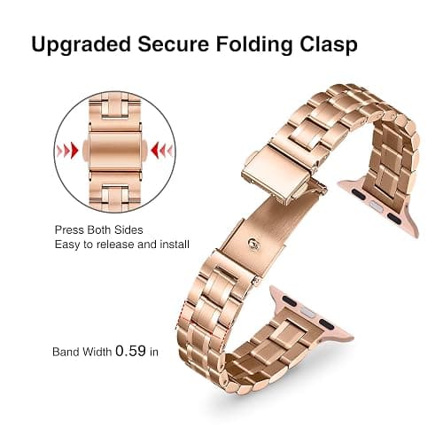 Bundle of the Metal and Leather Apple Watch Replacement Band thumbnail 3