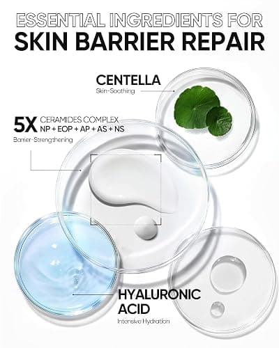 SKINTIFIC 5X Ceramides Moisture Barrier Cream, Hydrating Skin Barrier Repair Face Moisturizer for All Skin Types with Hyaluronic Acid & Centella, Daily Moisturizer, Non-Comedogenic thumbnail 6