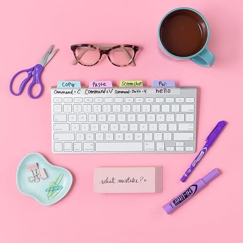 Avery Margin Ultra Tabs, 24 Repositionable Sticky Tabs, 2.5" x 1", 2-Side Writable Page Markers in Assorted Pastel Colors, 72 Pack (74769) thumbnail 8