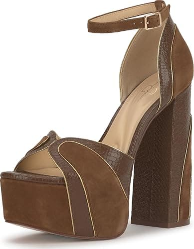 Jessica Simpson Women's Avele Ankle Strap Platform Sandal - Image 1