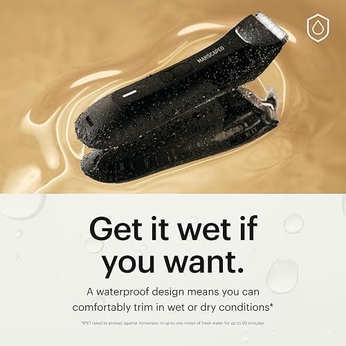 MANSCAPED® The Lawn Mower® 4.0 PRO - Groin & Body Hair Trimmer, Updated SkinSafe® Trimmer Blade, Waterproof Wet/Dry Groomer, USB-C & Wireless Charging Compatible, Men’s Ball Shaver with Travel Lock thumbnail 3