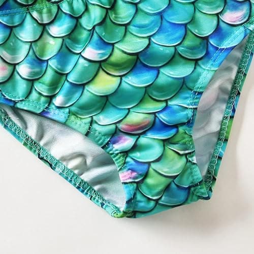 Aalizzwell Baby Girl Bathing Suit, Toddler Girls Two Piece Swimsuit Halter Top Bikini Bottoms Swimming Suit thumbnail 6