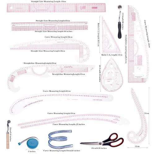 Acrylic Sewing Ruler Set thumbnail 3