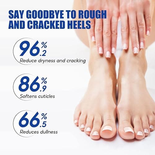 Intensive 60% Urea Cream for Cracked Heels & Dry Skin – Deep Moisturizing Foot & Hand Treatment – Softens Calluses on Feet, Knees & Hands – Ultra-Hydrating Formula for Smooth, Nourished Skin thumbnail 3