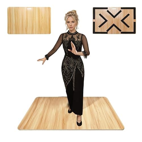 Besutosera Tap Board for Tap Dancing Portable Tap Dance Board - Ideal for Dancers Home & Outdoor, Portable Stage Platform, Versatile Dance Floor Tiles - Pro-Quality Tap Dancing Practice Board - Image 1