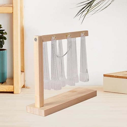 Zialofi Nail Swatch Sticks Display Stand Organizer Rack Nail Color Sticks Holder Storage for False Nails Sample Tips Salon Table Shop, L 20x6x17.5cm thumbnail 2