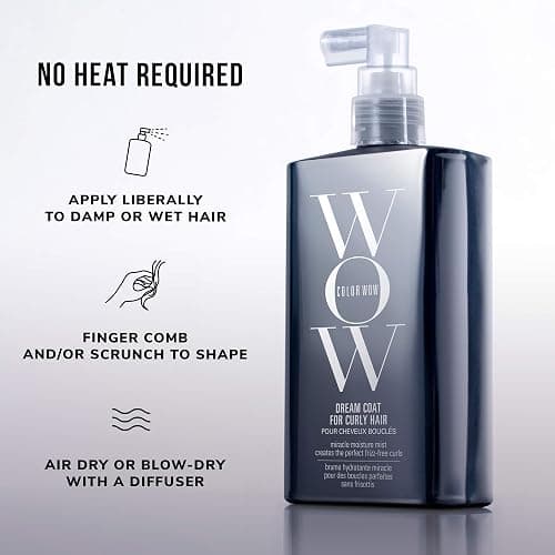 COLOR WOW Dream Coat for Curly Hair – Frizz-Free Curls Made Easy | Moisture-Boosting Spray, Curl-Enhancing Formula thumbnail 6