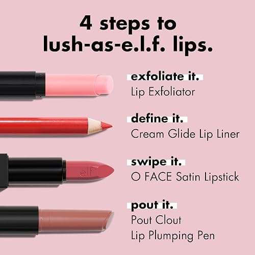 e.l.f. Cream Glide Lip Liner, Highly-Pigmented Pencil For Shaping & Sculpting Lips, Semi-Matte Finish, Vegan & Cruelty-Free thumbnail 6