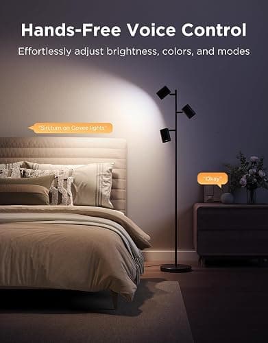 Govee Tree Floor lamp 3 Rotatable Lights thumbnail 7