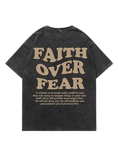 SOLY HUX T Shirts for Men Baggy Streetwear Short Sleeve Crewneck Letter Graphic Tee Tops - X-Large - Black Letter