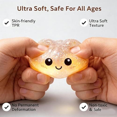 Glitter Dumpling Squishy, 2026 New Dumpling Squishy Mystery Box - 10 Colors Random Mystery Gift Box, More Surprises (Random -1PC) thumbnail 6