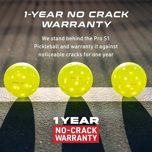 Selkirk Sport Pro S1 Ball | Crack-Resistant | 38 Hole Outdoor Pickleball Balls | USAPA Approved Pickle Ball for Tournament Play | Advanced Aerodynamics | thumbnail 4