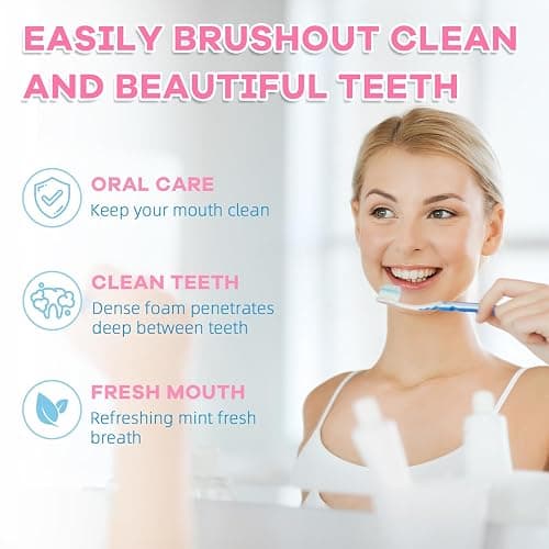 Niacinamide Whitening Toothpaste, Niacinamide Toothpaste Intensive Whitens Teeth, Protects Tooth Enamel, Fresh Breath & Stain Removal Formula,Freshens Breath 24 Hours (Mint). - Mint - 3.5 Fl Oz (Pack of 1) thumbnail 7
