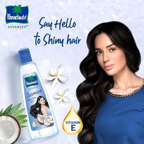 Parachute Advansed Jasmine Enriched Coconut Hair Oil with Vitamin-E | For Scalp Nourishment| Stronger, Softer, Silkier Hair | Indian Hair Oil | All Hair Types| 10.1 Fl.oz thumbnail 5
