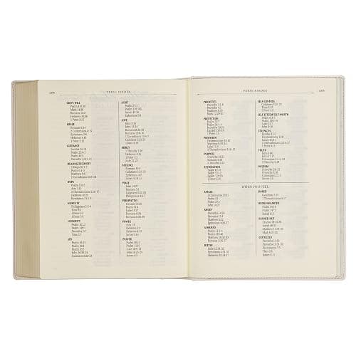 KJV Holy Bible, Large Print Note-taking Bible, Vegan Leather Hardcover - King James Version, Blush Bouquet Printed (KJV Note-taking Editions) thumbnail 9