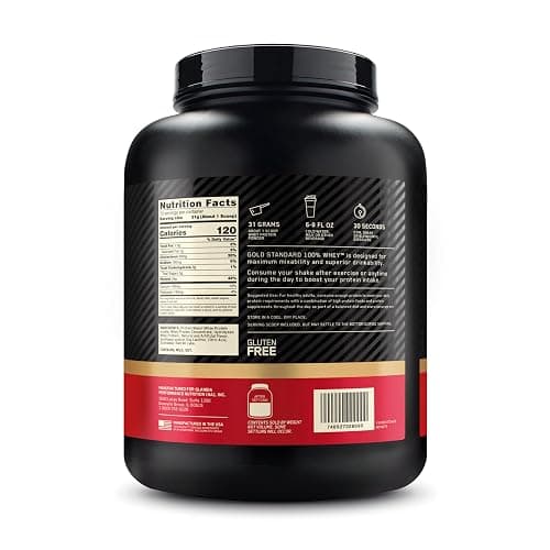 Optimum Nutrition Gold Standard 100% Whey Protein Powder, Delicious Strawberry, 5 Pound (Packaging May Vary) thumbnail 11