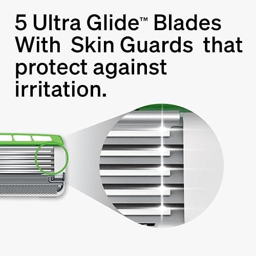 Schick Hydro Sensitive Razor Refills, 12ct | 5 Blade Razor for Men, Shaving Blades, 12 Refills thumbnail 3